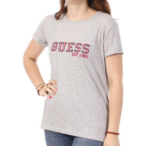 Kleidung Damen T-Shirts & Poloshirts Guess G-W3YI35K8G01 Grau