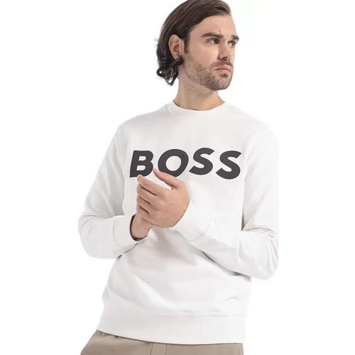 Kleidung Herren Sweatshirts BOSS Authentique Weiss