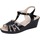 Schuhe Damen Sandalen / Sandaletten Confort EZ432 Schwarz