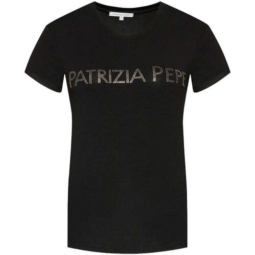 Kleidung Damen T-Shirts & Poloshirts Patrizia Pepe  Schwarz