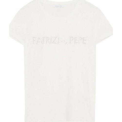 Kleidung Damen T-Shirts & Poloshirts Patrizia Pepe  Weiss