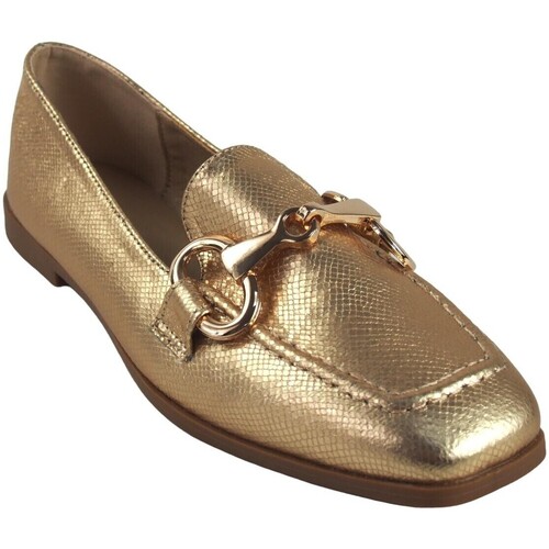 Schuhe Damen Multisportschuhe Bienve rb2040 goldener Damenschuh Silbern