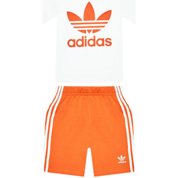 Kleidung Jungen Jogginganzüge adidas Originals HK7481 Weiss