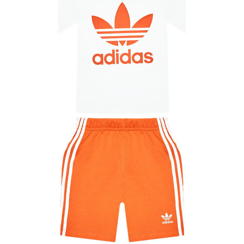 Kleidung Jungen Jogginganzüge adidas Originals HK7481 Weiss