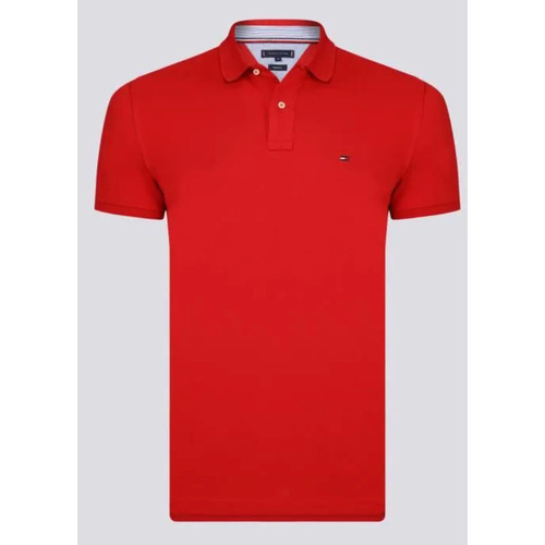 Kleidung Herren T-Shirts & Poloshirts Tommy Hilfiger Classic Polo Rouge Rot