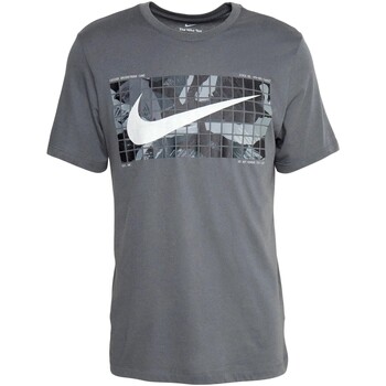 Kleidung Herren T-Shirts Nike CAMISETA HOMBRE  TEE CAMO FJ2446 Grau