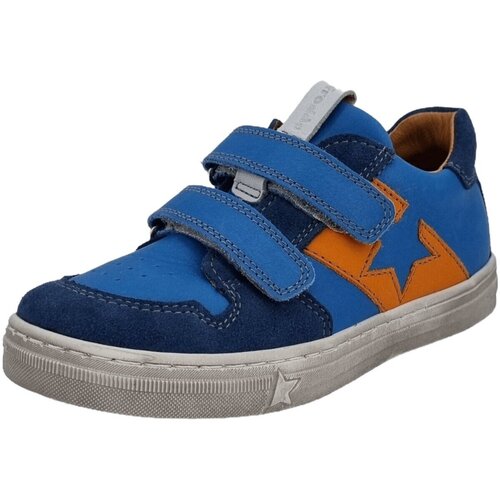 Schuhe Jungen Derby-Schuhe & Richelieu Froddo Klettschuhe Dolby 2130287-9 jeans 2130287-9 Blau