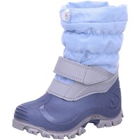 Schuhe Jungen Stiefel Lurchi Klettstiefel ice blue (-grau) 33-29876-49 Fjonna Blau
