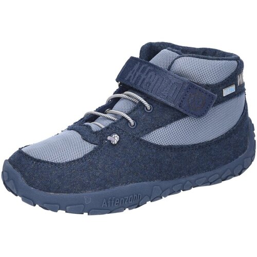 Schuhe Jungen Derby-Schuhe & Richelieu Affenzahn Klettschuhe AFZ-SDM-30025 Blau