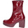 Schuhe Damen Stiefel Wonders Stiefeletten Krinkle H4942 Rot