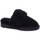Schuhe Damen Hausschuhe Ilc 18-01 C48-0004-black Schwarz