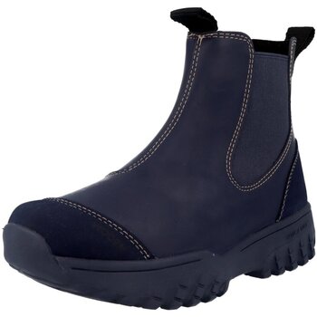 Schuhe Damen Stiefel Woden Stiefeletten Magda Track Waterproof WL904 960 Blau