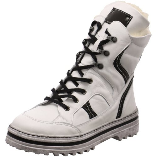 Schuhe Damen Low Boots Krisbut Stiefeletten 3228-7 BSF Weiss
