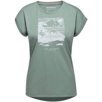 Kleidung Damen Tops Mammut Sport Mountain T-Shirt Women Fujiyam 1017-04112/4100 Grün