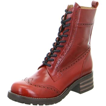 Schuhe Damen Stiefel Brako Stiefeletten Military rojo bolero 21054 rojo Rot