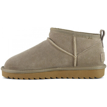 Colors of California Short winter boot in suede Braun