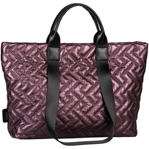 Taschen Damen Handtasche Gabor Mode Accessoires Haley, Zip tote bag L, purple 9352-79 Violett