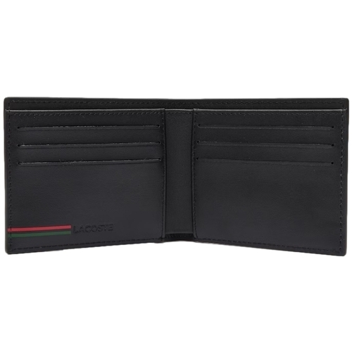 Lacoste Wallet and Key Chain - Noir Schwarz