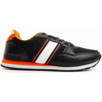 Schuhe Herren Sneaker Low Leindia 83867 Schwarz
