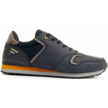 Schuhe Herren Sneaker Low Leindia 83875 Blau