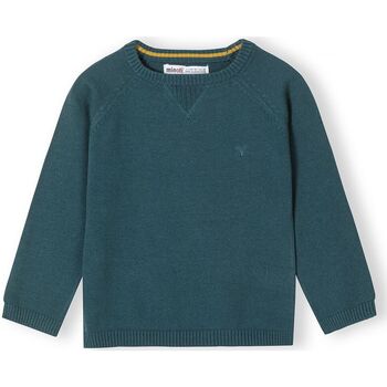 Kleidung Jungen Pullover Minoti Strickpullover mit Rundhalsausschnitt für Jungen (12m-14y) Grün