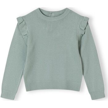 Kleidung Mädchen Pullover Minoti Sweatshirt mit Volantärmeln für Mädchen (12m-14y) Grün