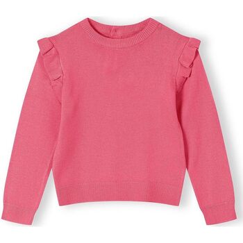 Kleidung Mädchen Pullover Minoti Sweatshirt mit Volantärmeln für Mädchen (12m-14y) Rosa