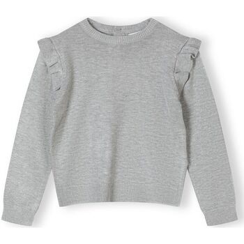 Kleidung Mädchen Pullover Minoti Sweatshirt mit Volantärmeln für Mädchen (12m-14y) Grau