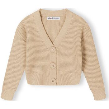 Kleidung Mädchen Pullover Minoti Strickjacke mit Knopfleiste für Mädchen (12m-14y) Weiss
