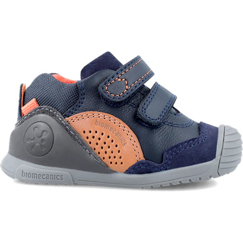Schuhe Jungen Sneaker Low Biomecanics DOUBLE STRIP STIEFEL 231125-A Blau
