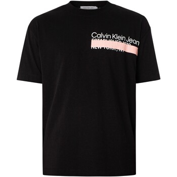 Calvin Klein Jeans  T-Shirt Mehrschichtiges Adress-T-Shirt