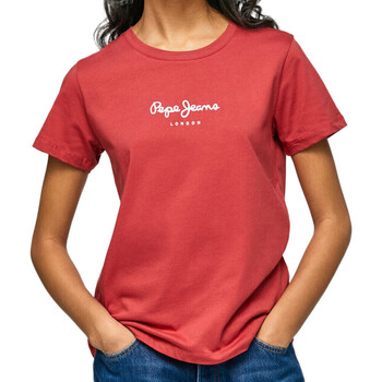 Kleidung Damen T-Shirts & Poloshirts Pepe jeans PL505480 Rot