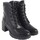 Schuhe Damen Multisportschuhe Isteria 23260 schwarze Stiefeletten für Damen Schwarz