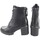 Schuhe Damen Multisportschuhe Isteria 23260 schwarze Stiefeletten für Damen Schwarz
