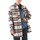 Kleidung Damen Jacken Replay Hemd mit entspannter Passform CremeKnigsblauDunkelbrau Multicolor