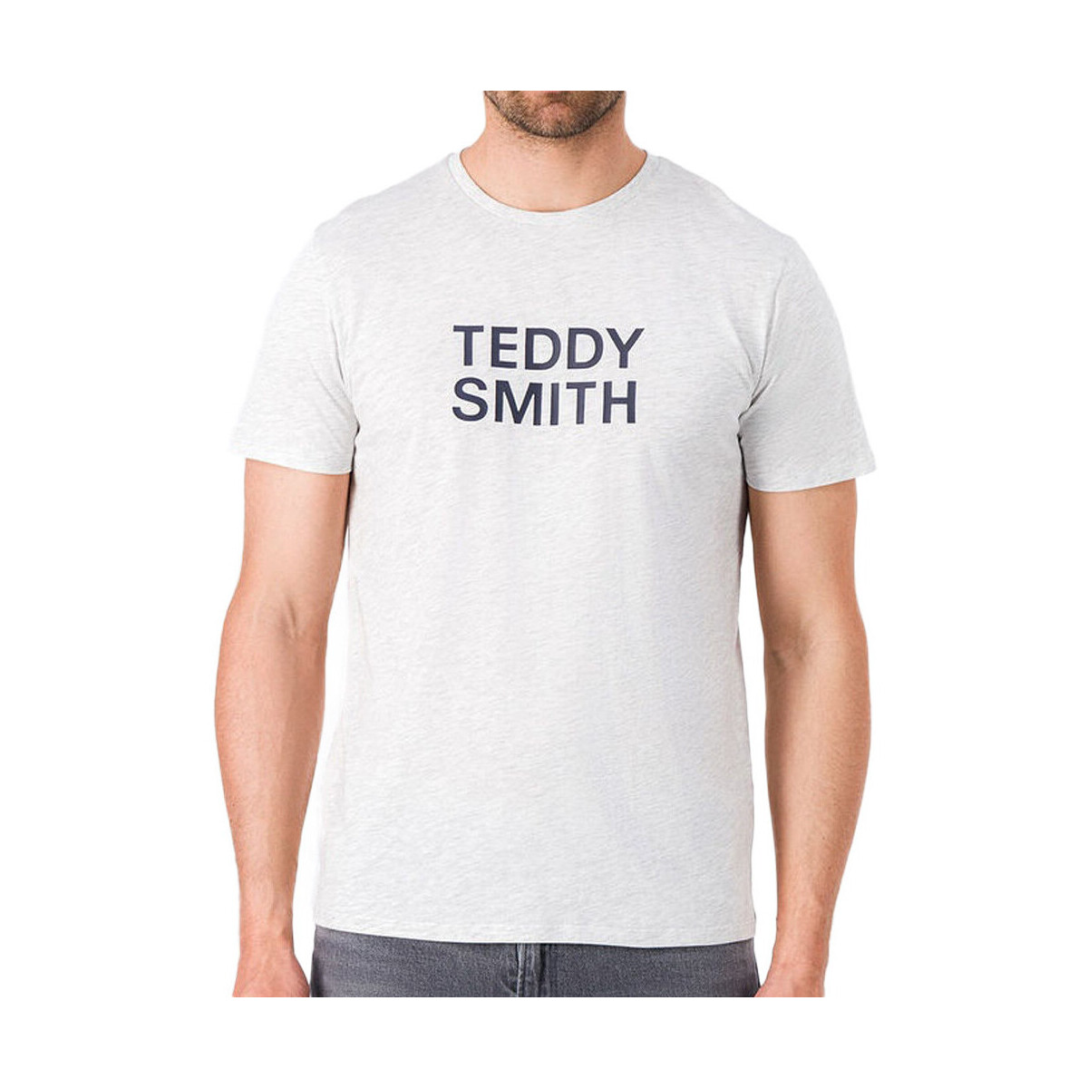 Kleidung Herren T-Shirts & Poloshirts Teddy Smith 11014744D Weiss