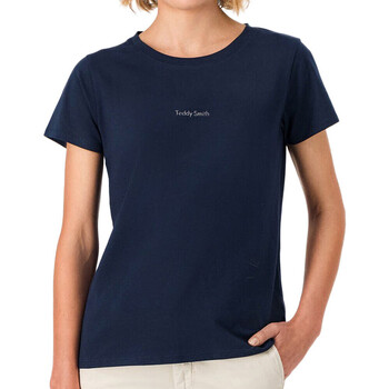 Kleidung Mädchen T-Shirts & Poloshirts Teddy Smith 51007272D Blau