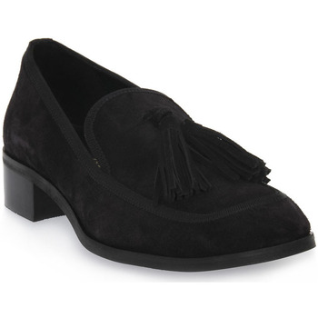 Schuhe Damen Slipper S.piero BLACK FLAT RUBBER Schwarz