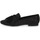 Schuhe Damen Slipper S.piero BLACK FLAT ROUNDED Schwarz
