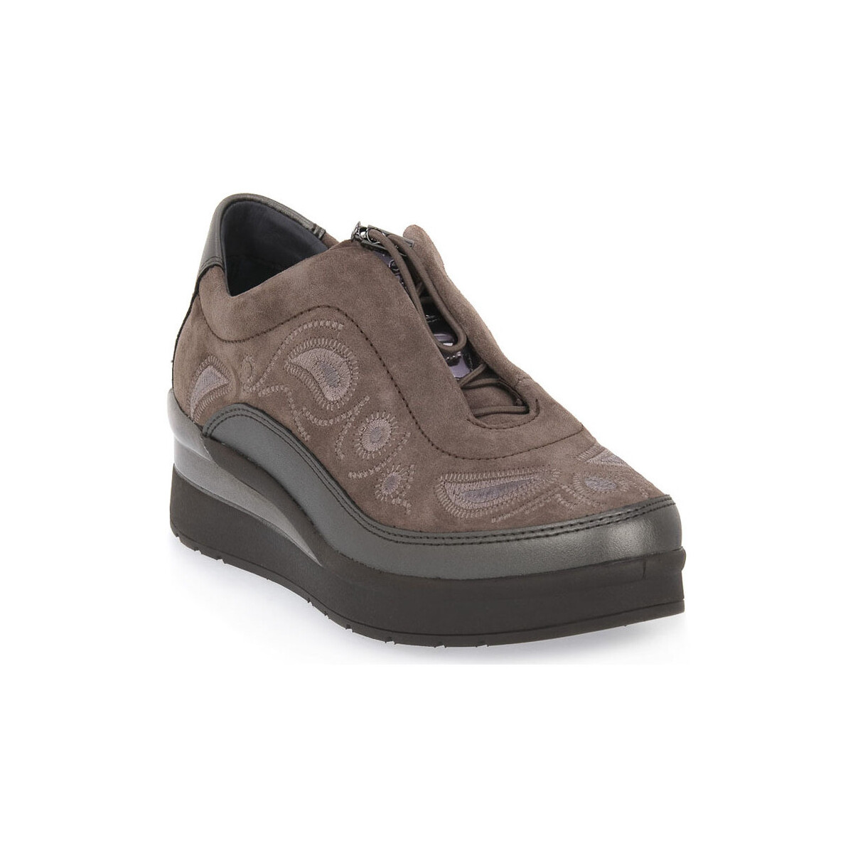 Schuhe Damen Multisportschuhe Stonefly CREAM 21 VELOUR Grau