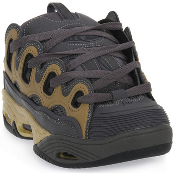 Schuhe Damen Multisportschuhe Osiris D3 CHARCOAL GOLD BLACK Grau