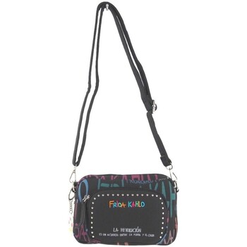 Taschen Damen Umhängetaschen Frida Kahlo Accessoires für Damen  k4912 schwarz Schwarz