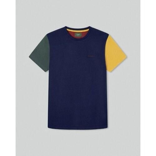 Kleidung Herren T-Shirts Hackett HM500764 HERITAGE Blau