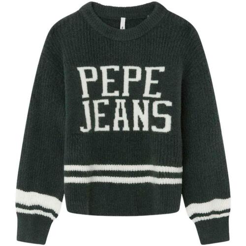Kleidung Mädchen Pullover Pepe jeans  Grün