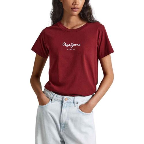 Kleidung Damen T-Shirts & Poloshirts Pepe jeans  Rot