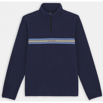 Kleidung Herren Sweatshirts Dickies Tom knox quarter zip fleece deep Blau