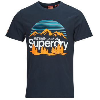 Kleidung Herren T-Shirts Superdry GREAT OUTDOORS NR GRAPHIC TEE Marine