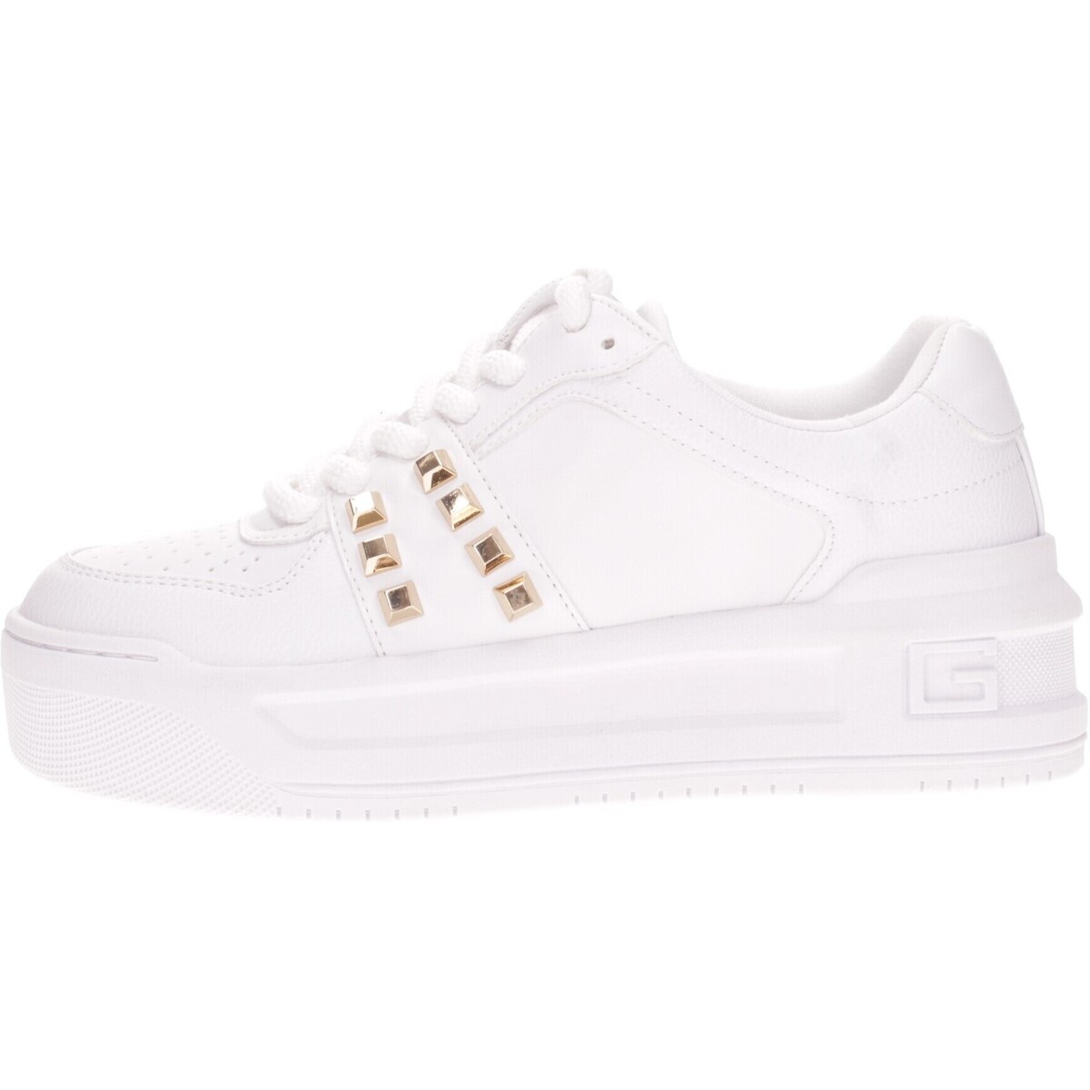 Schuhe Damen Sneaker Guess  Weiss
