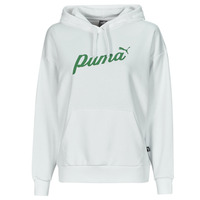 Kleidung Damen Sweatshirts Puma ESS+ BLOSSOM SCRIPT HOODIE TR Weiss