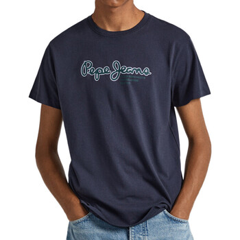 Kleidung Herren T-Shirts & Poloshirts Pepe jeans PM509126 Blau